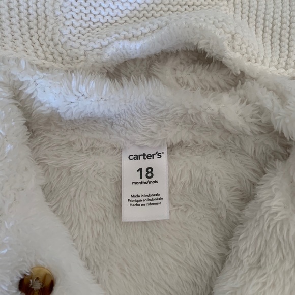 Unisex Infant Knit Pea Coat Style Sweater - Picture 5 of 6